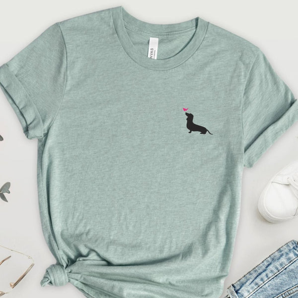 Dachshund T- Shirt for Women - Dachshund Mom Tee